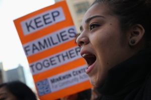 Activists Demonstrate For Immigration Reform Outside Detention Center In New York