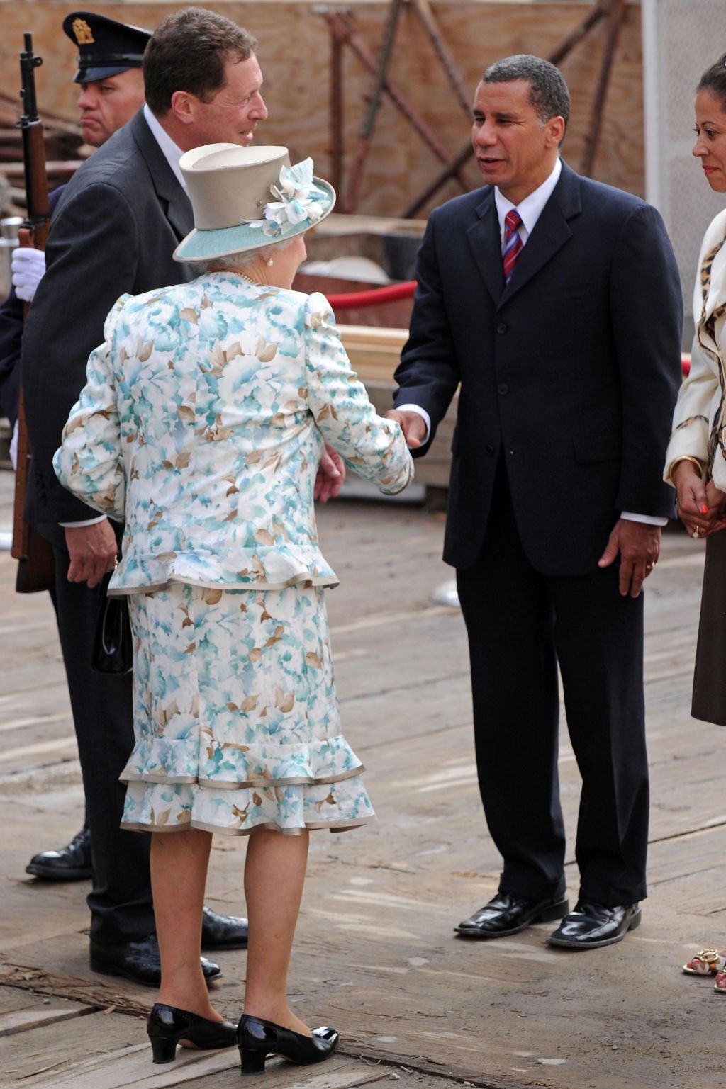 Queen Elizabeth II Visits The World Trade Center