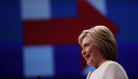 Hillary Clinton Holds Primary Night Event In Brooklyn, New York