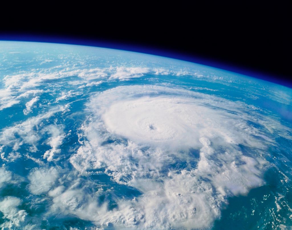 Hurricane Bonnie seen from space, STS-47