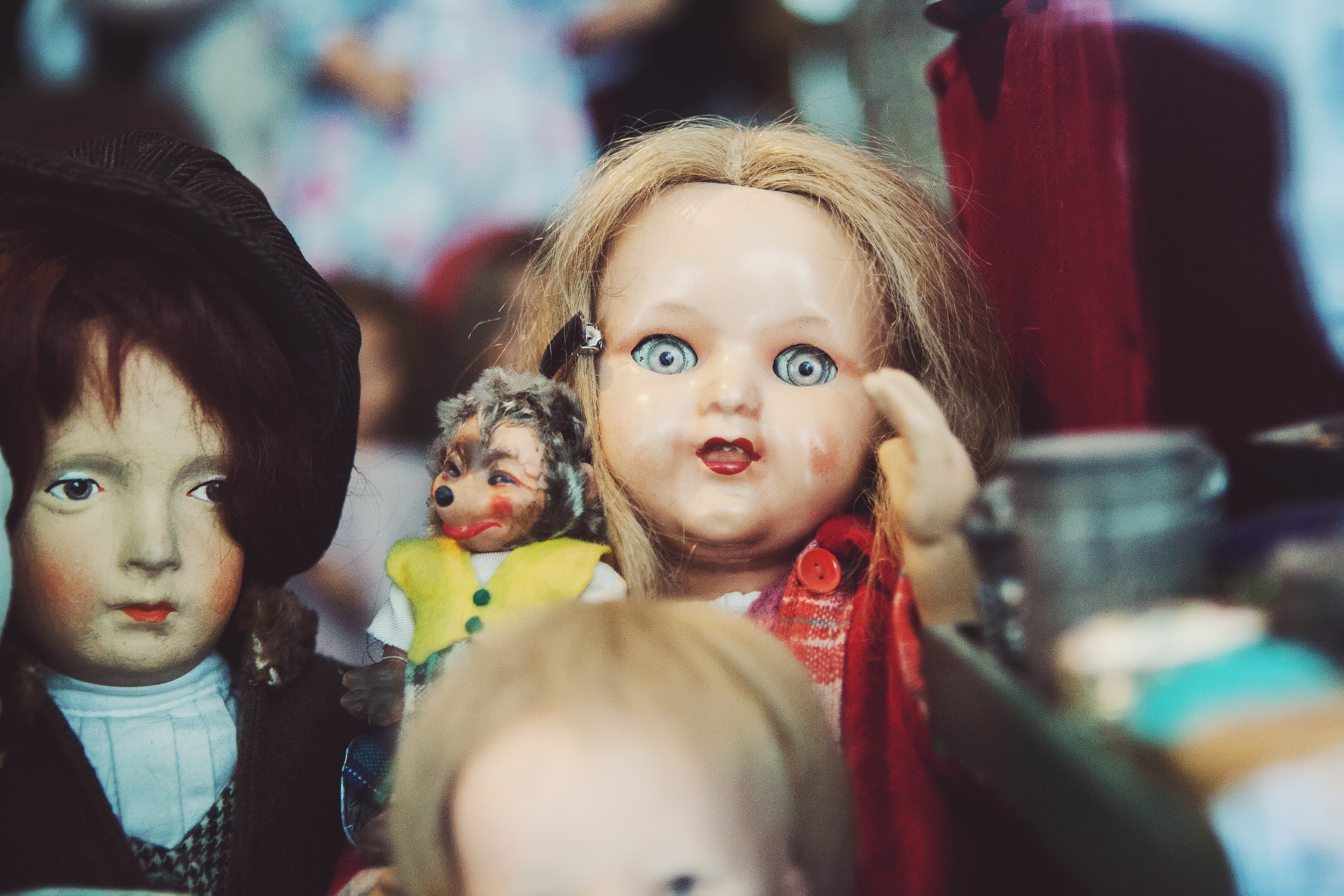 creepy vintage doll