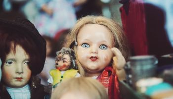 creepy vintage doll