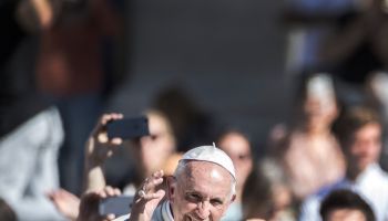 Pope Francis Leads A Canonisation Ceremony