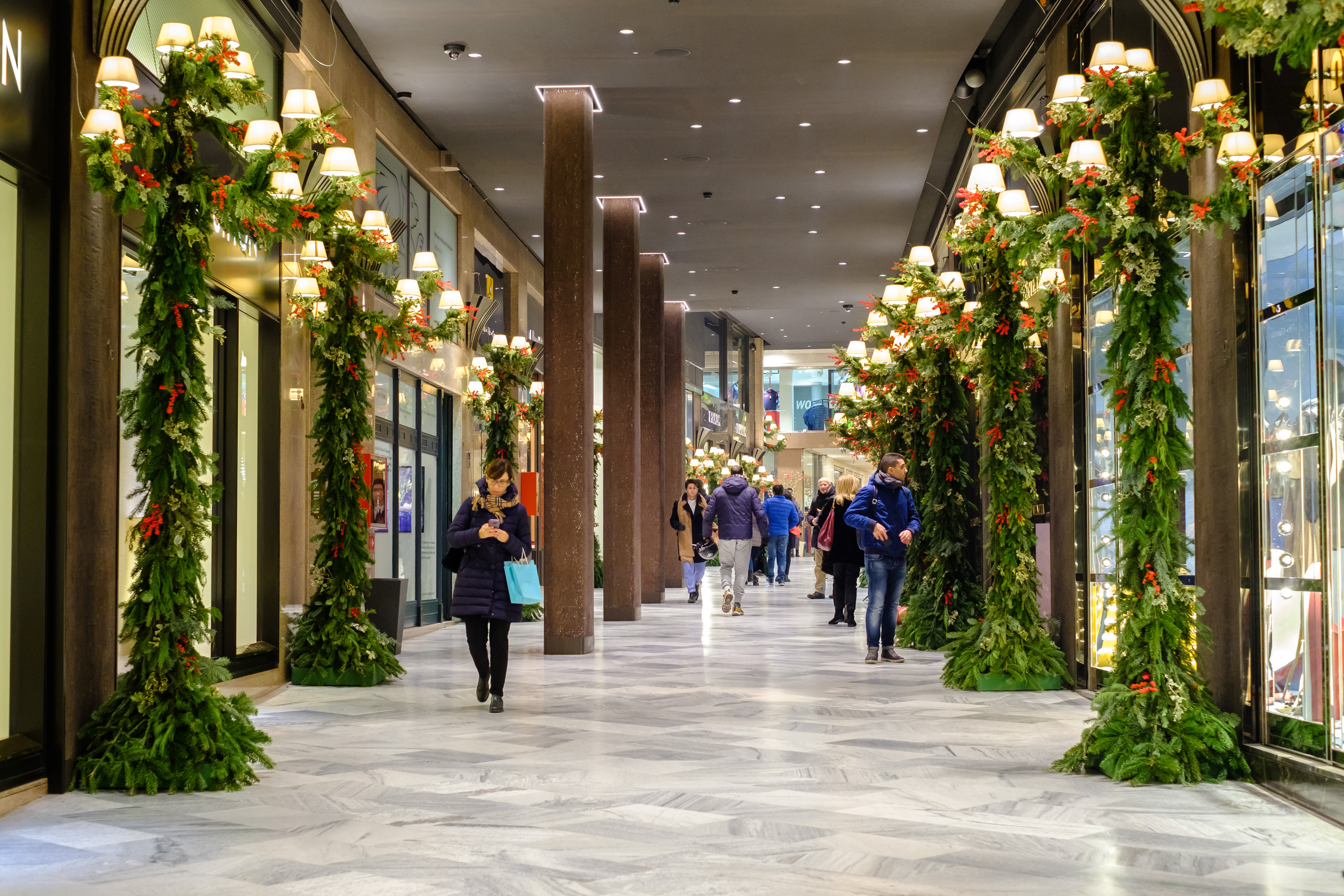 Christmas Atmosphere In Bologna