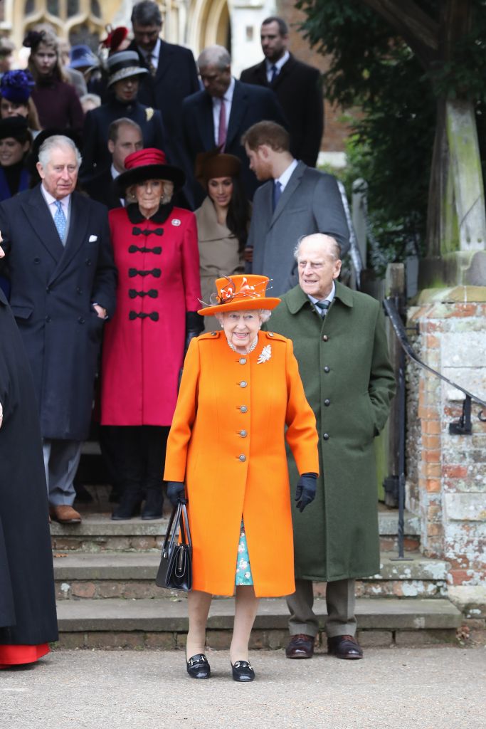 Members Of The Royal Family Attend St Mary Magdalene Church In Sandringham