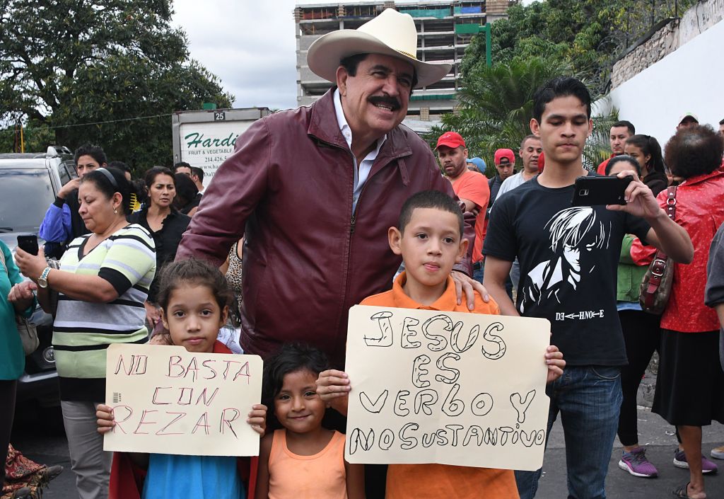 HONDURAS-CRISIS-PROTEST-CEREMONY-VICTIMS