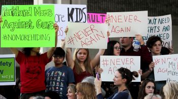 Emotional crowd rallies in Fort Lauderdale to demand gun restrictions