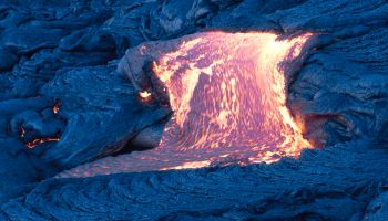 Fresh molten lava, Hawaii