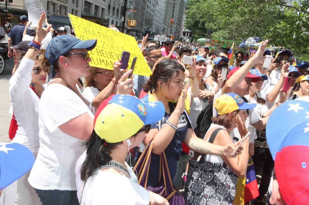 SOS Venezuela protest in New York