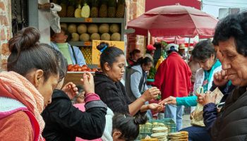 America. Mexico. Guanajuato. Dolores de Hidalgo village. the market