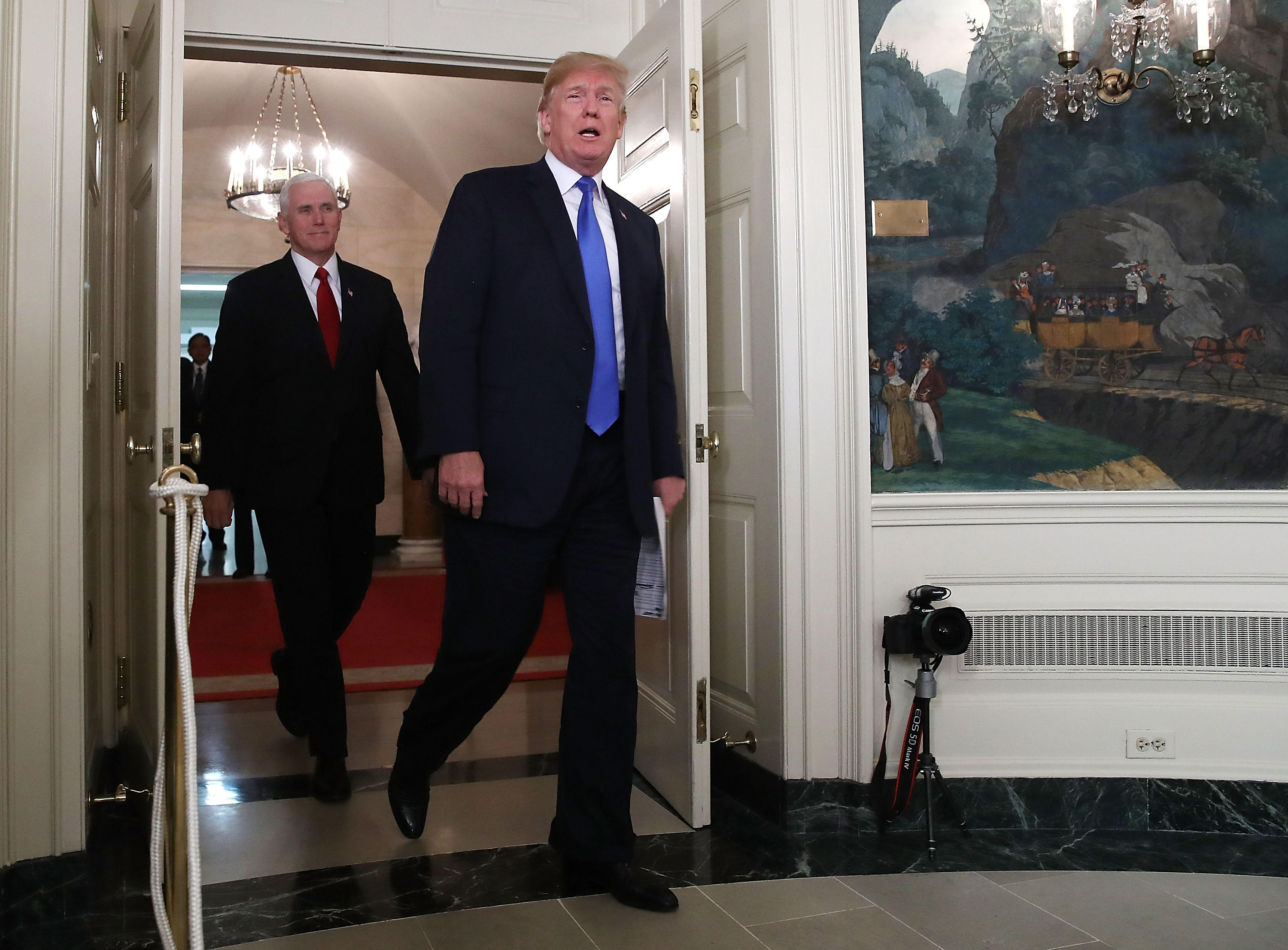 President Trump Signs A Presidential Memorandum On Sanctioning China Over Economic Aggression