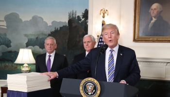 President Trump Makes Statement And Signs Spending Bill