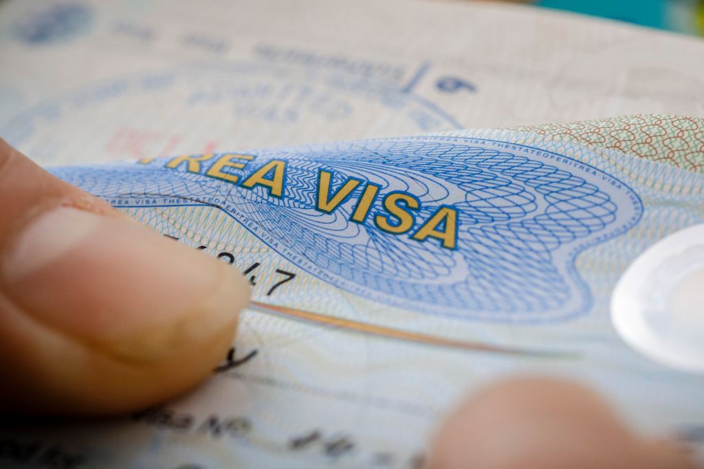 Visa In A Passport