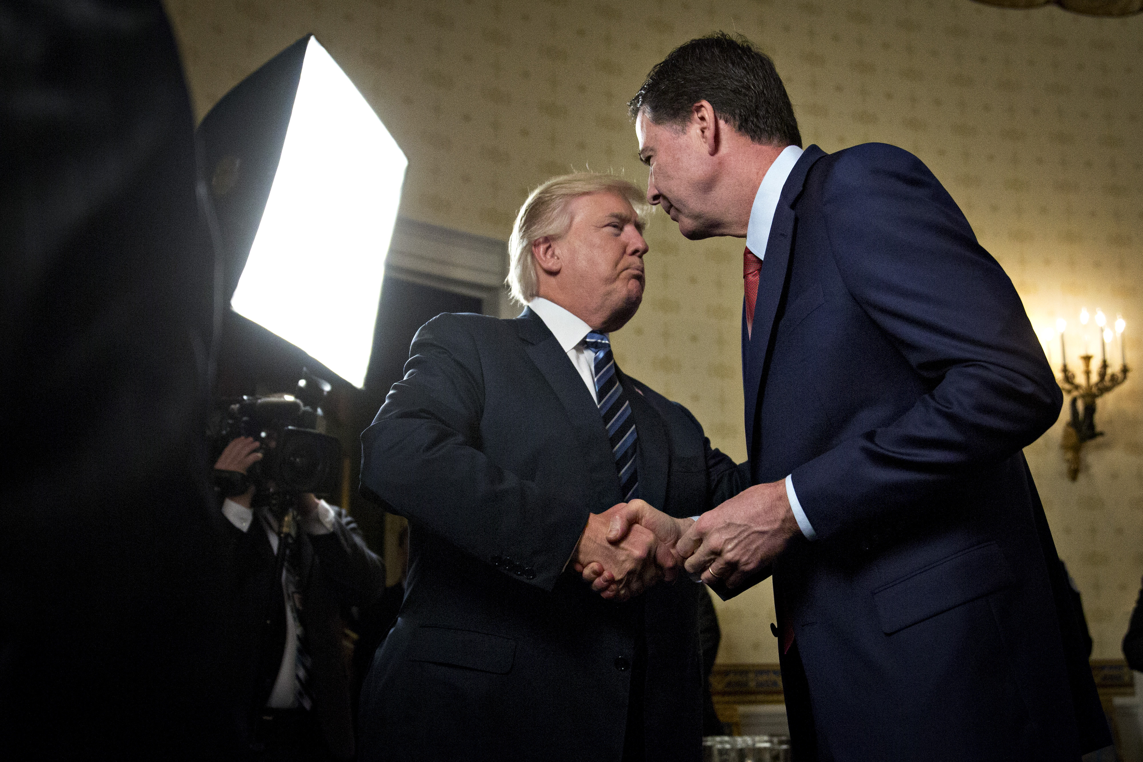 Donald Trump and James Comey