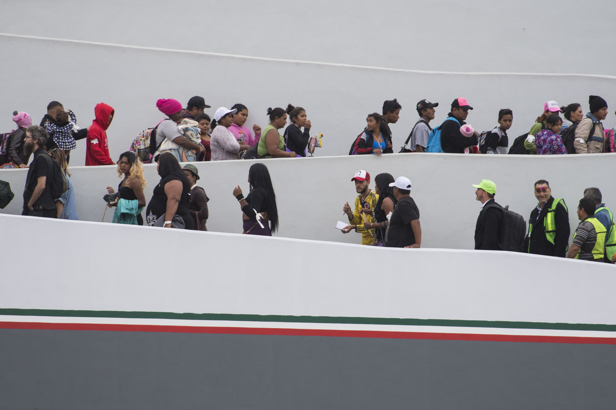 migrant caravan Trump tweeted about arrives in Tijuana, Mexico