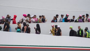 migrant caravan Trump tweeted about arrives in Tijuana, Mexico