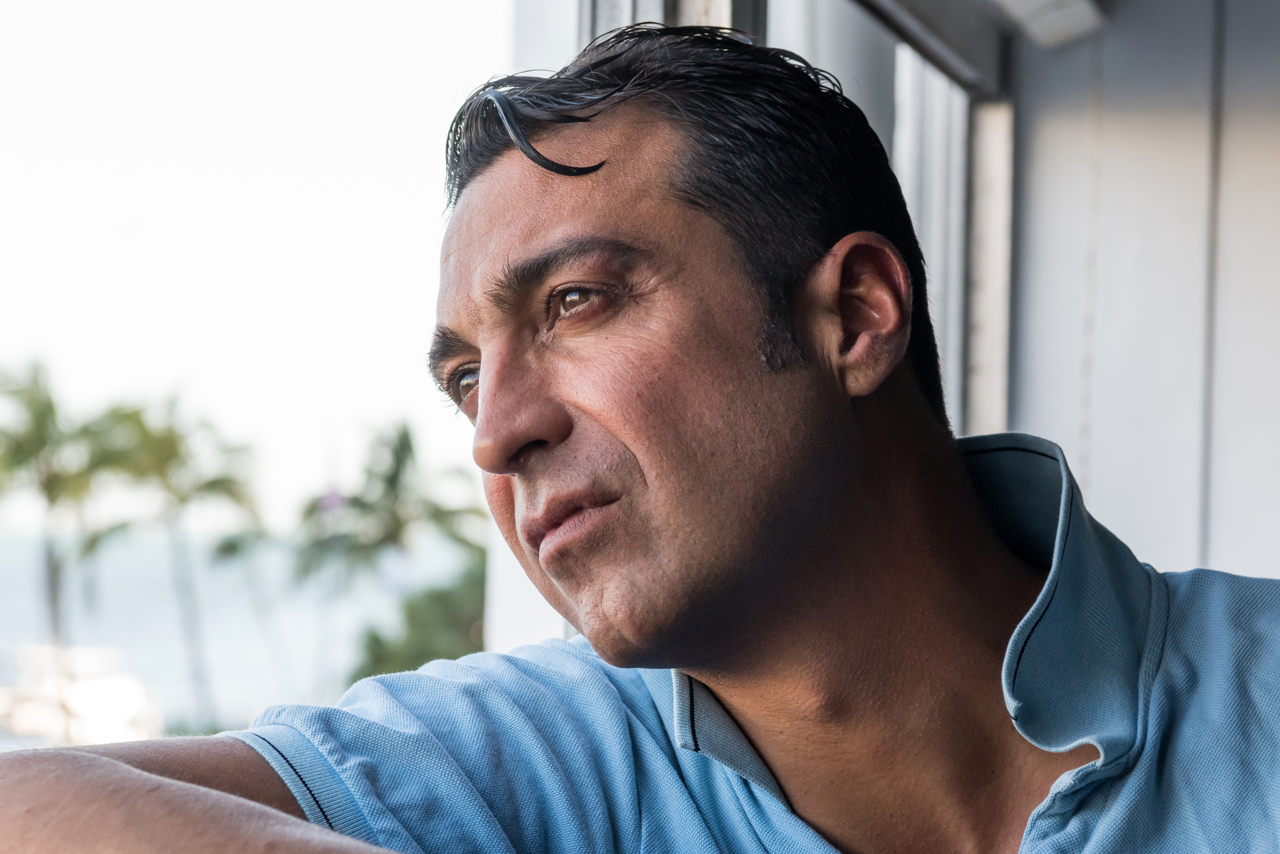 concerned mature man