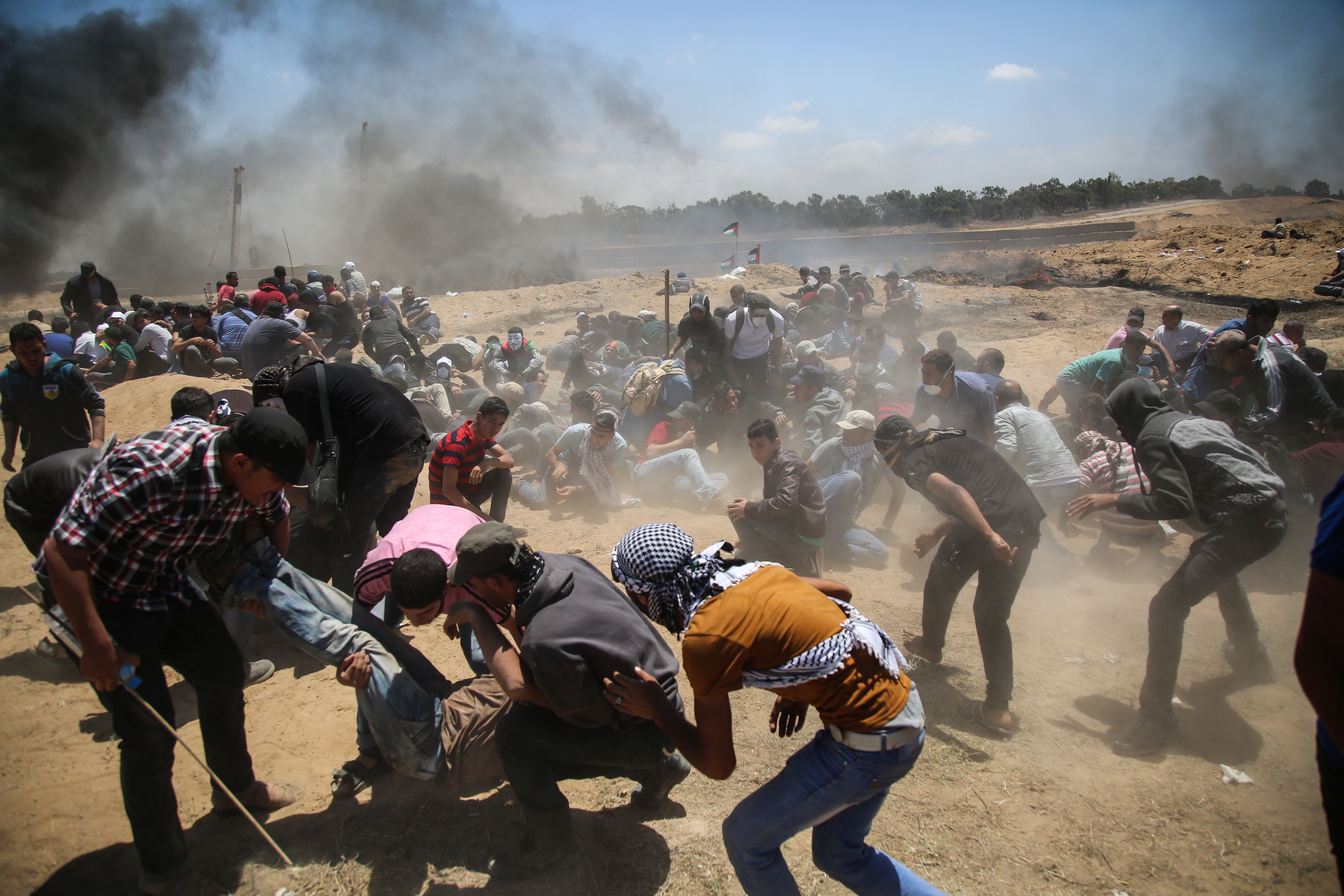 Protest at Gaza-Israel border