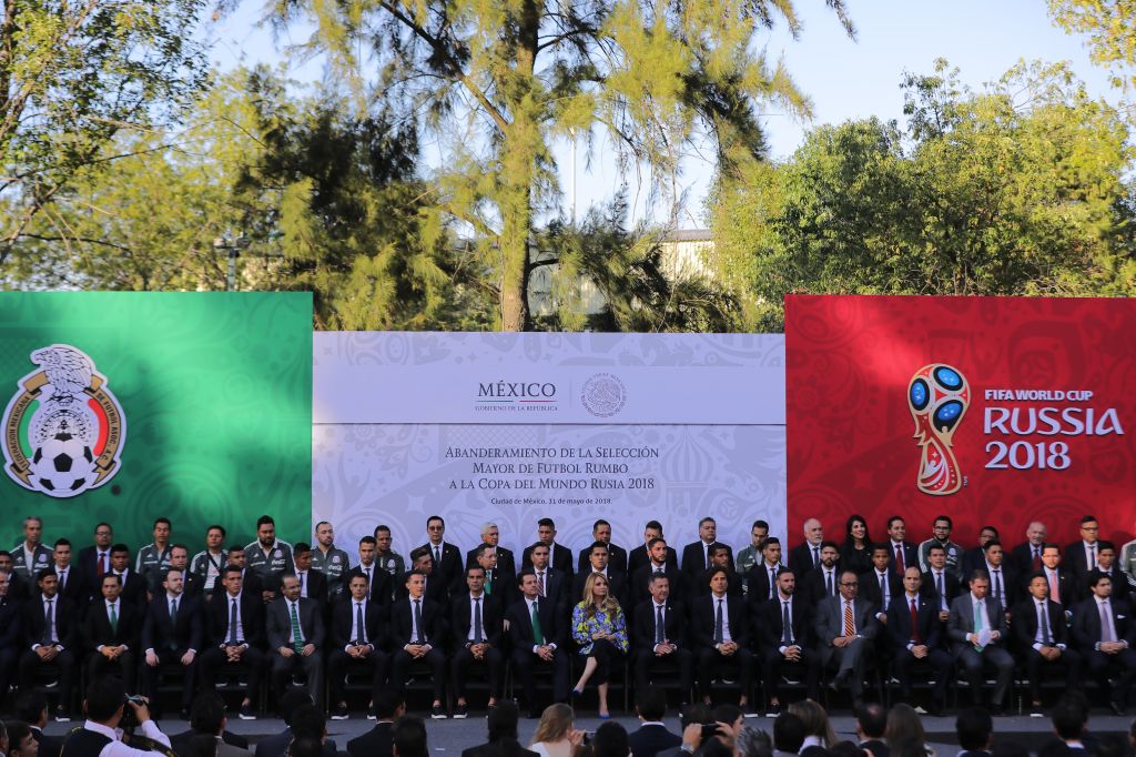 Enrique Pena Nieto Farewells Mexico National Team Ahead of the 2018 FIFA World Cup Russia