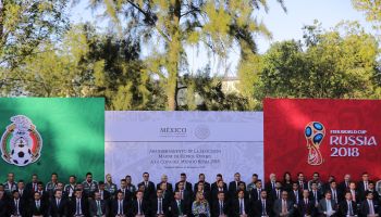 Enrique Pena Nieto Farewells Mexico National Team Ahead of the 2018 FIFA World Cup Russia