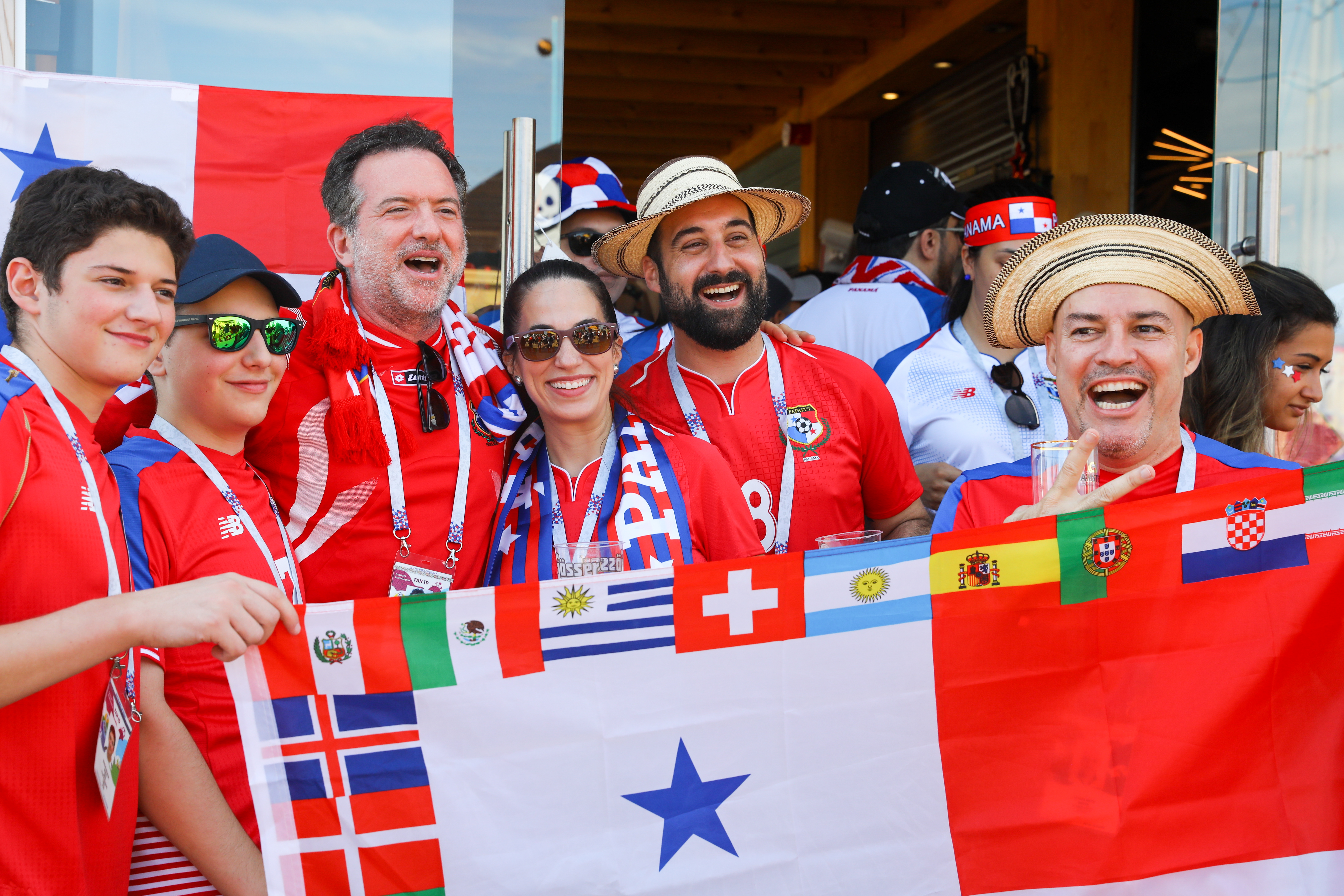 2018 FIFA World Cup: football fans in Sochi