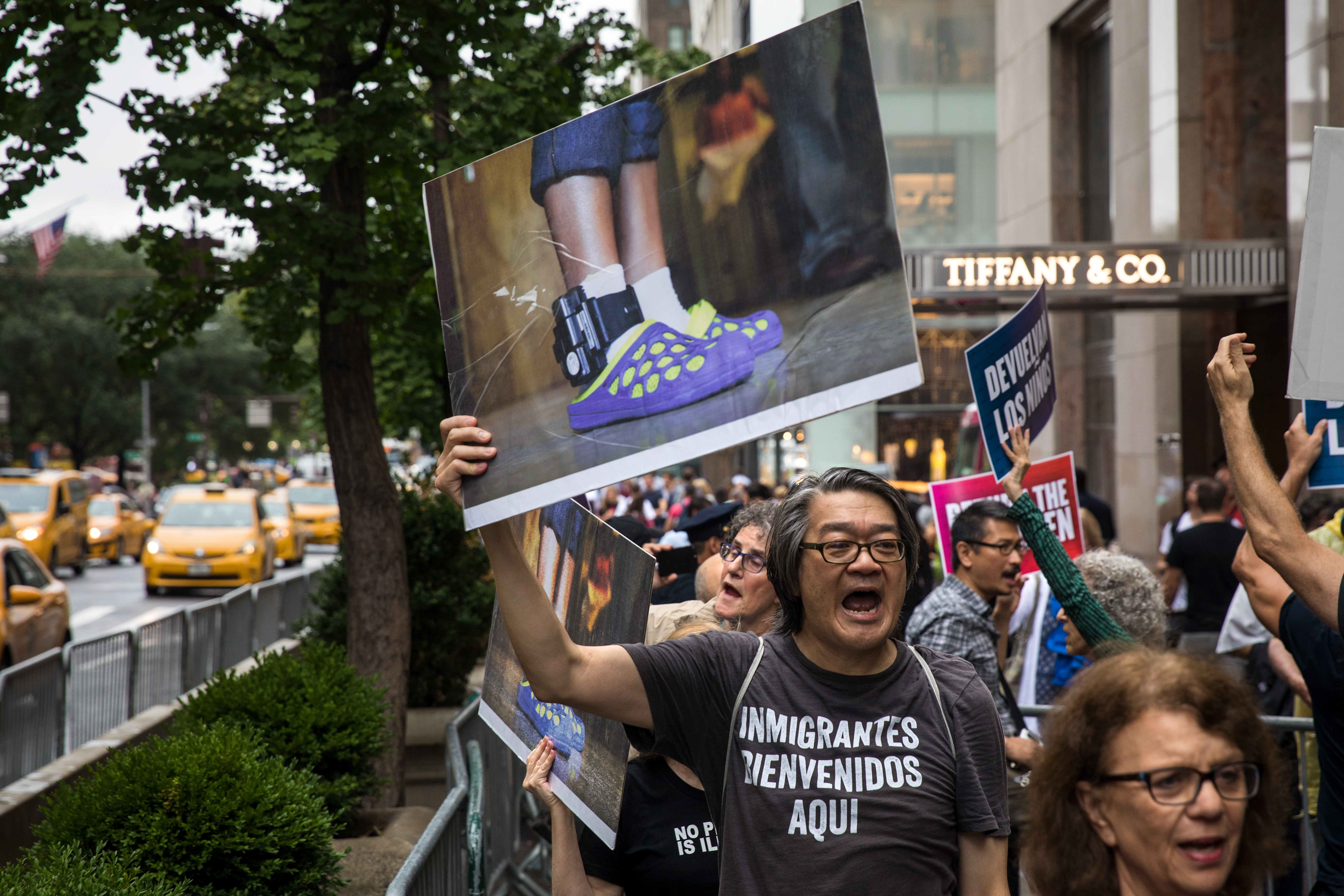 Activists Demonstrate Against U.S. President Donald Trump's Immigration Policies