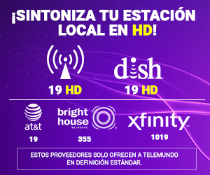 Telemundo Indy HD channel positions