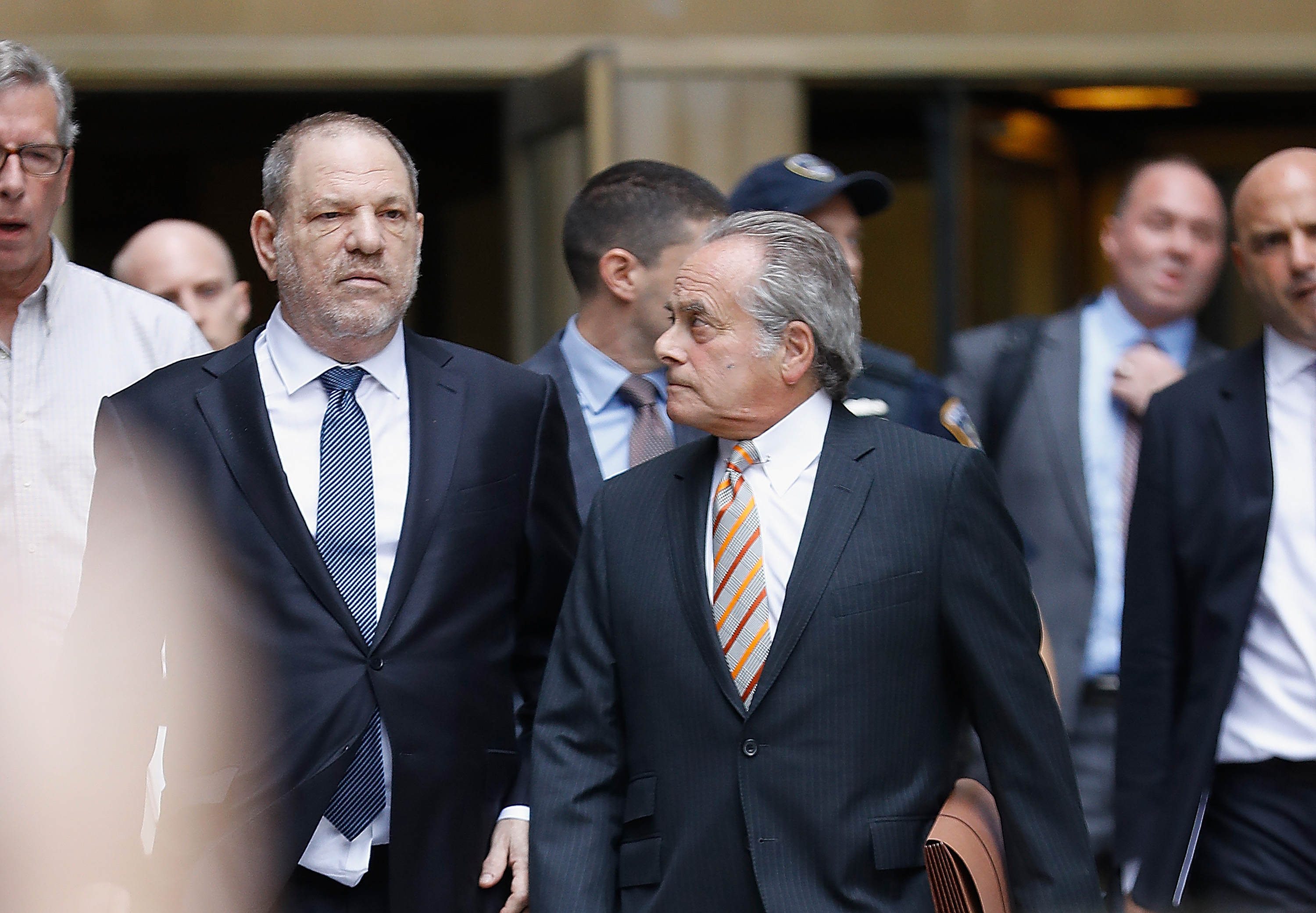 Harvey Weinstein Leaves Court After Criminal Case Hearing