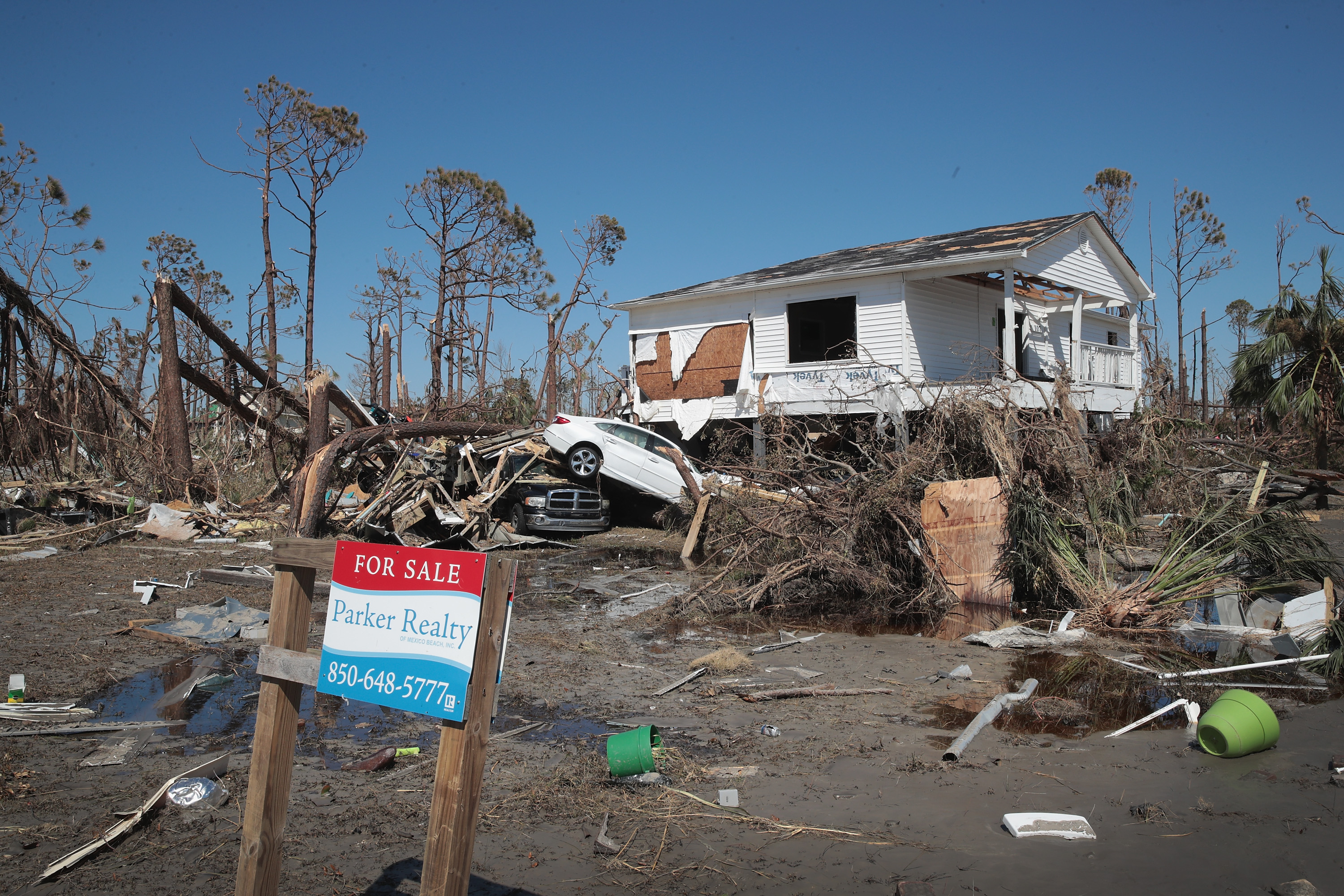Florida Panhandle Faces Major Destruction After Hurricane Michael Hits As Category 4 Storm