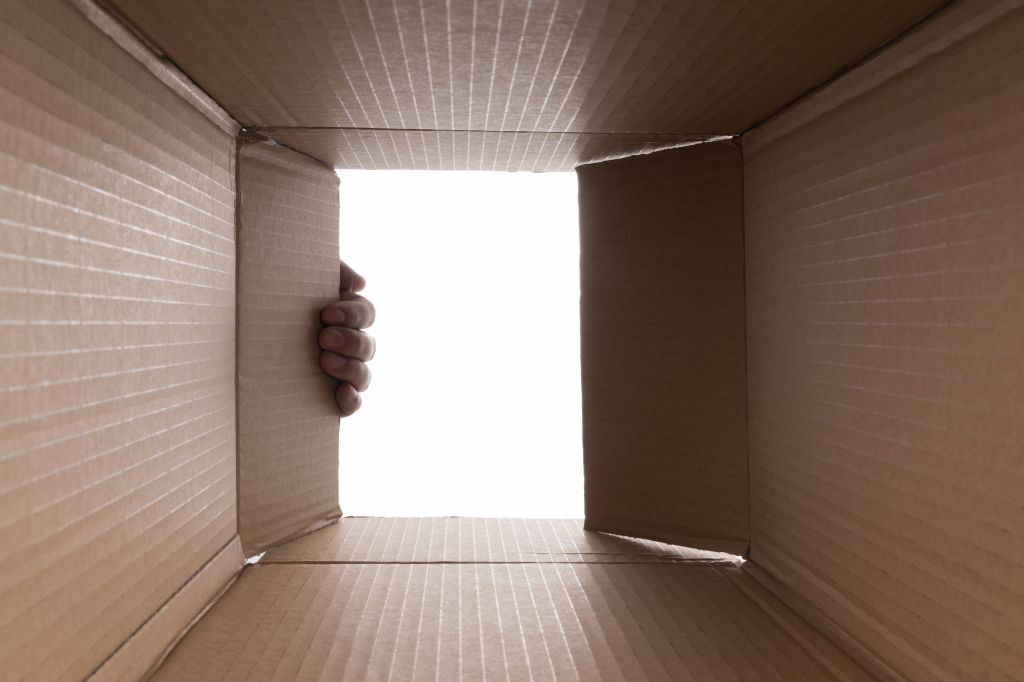 Hand Opening Cardboard Box
