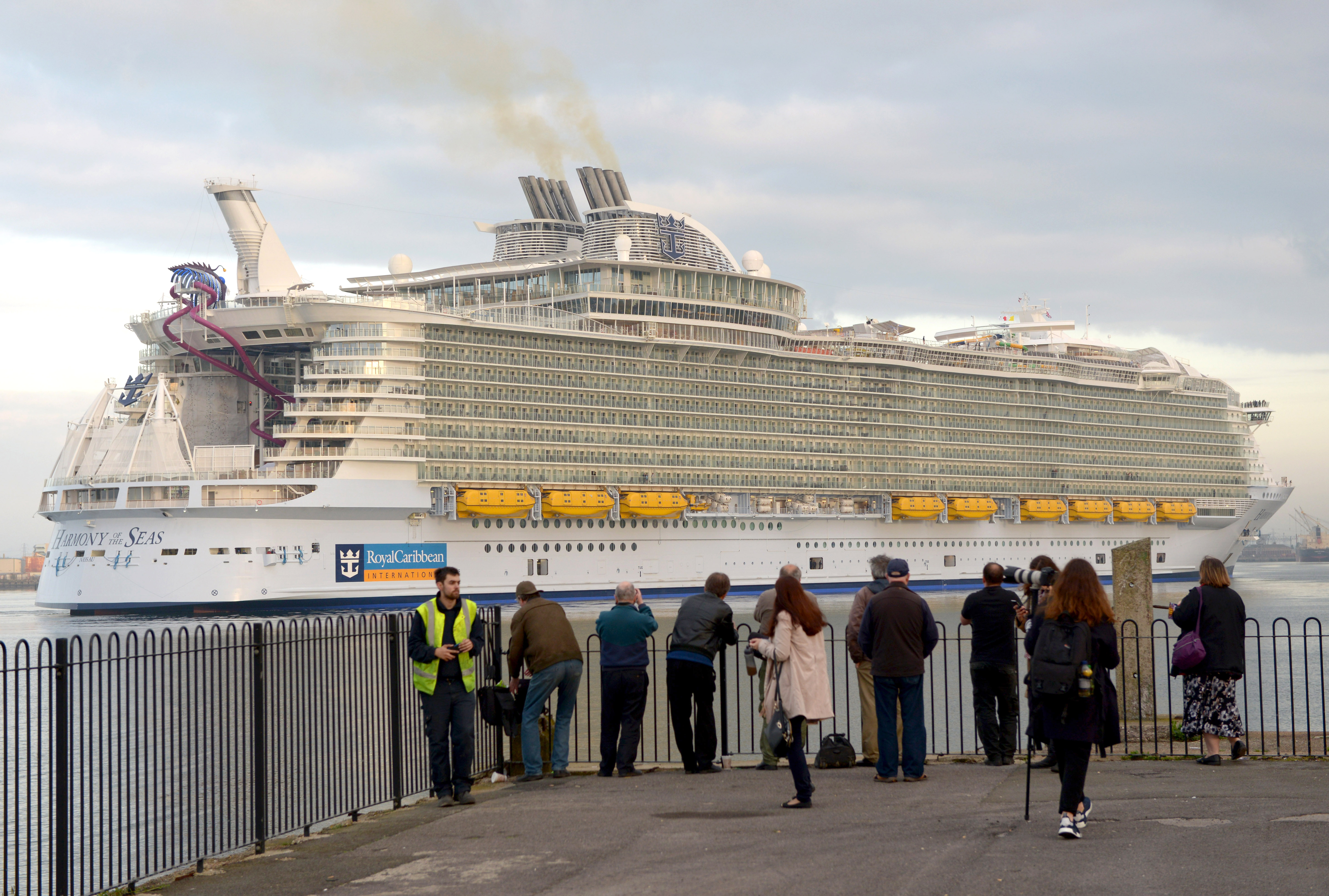 Harmony of the Seas arrives at Port of Southampton