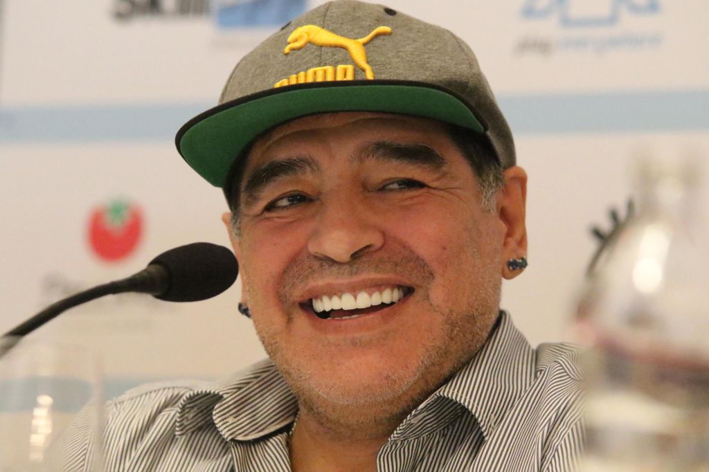 Diego Maradona is granted honourary citizenship of the city of Naples, Italy