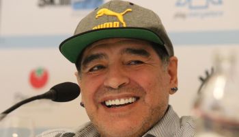 Diego Maradona is granted honourary citizenship of the city of Naples, Italy