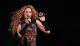 Shakira performs live on her &apos;El Dorado World Tour&apos; at the WiZink Center