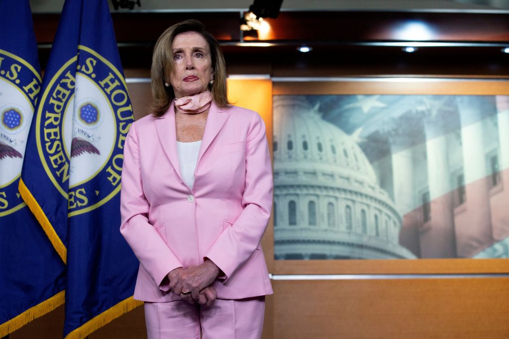 Nancy Pelosi Holds Her Weekly Press Conference Together with Chuck Schumer
