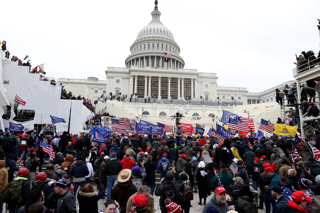 Trump Supporters Hold "Stop The Steal" Rally In DC Amid Ratification Of Presidential Election