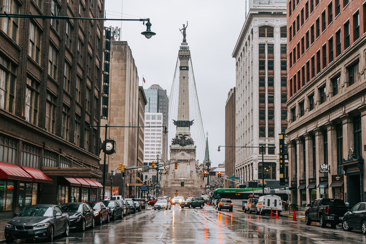 Monument Circle (street view)