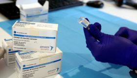 Italy Opening of a new vaccination hub at Tor Vergata