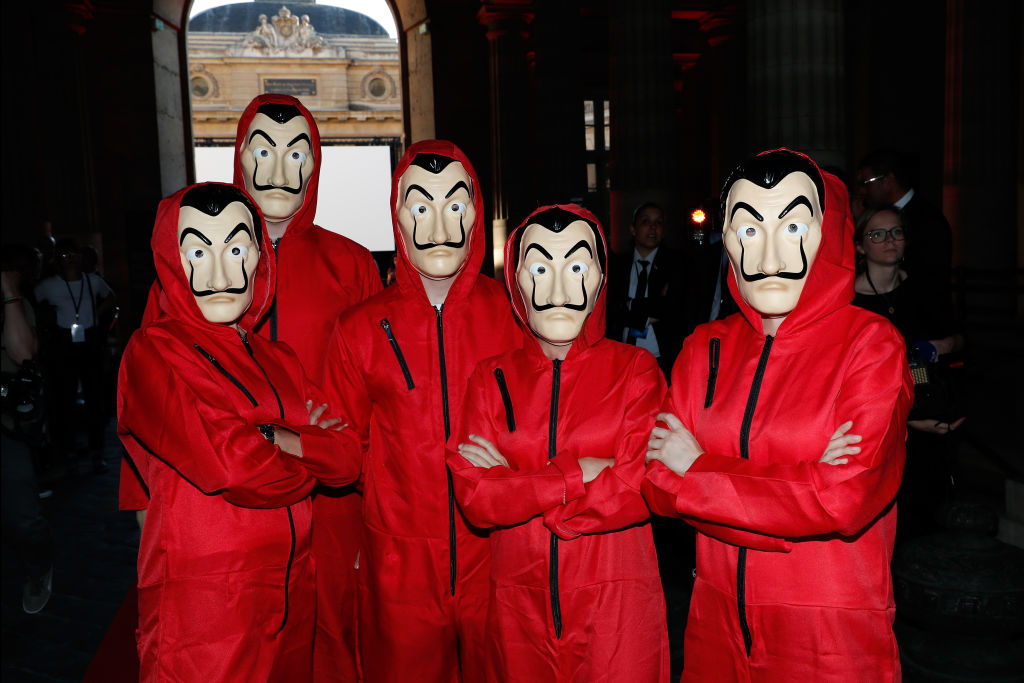 "La Casa De Papel" Netflix Premiere At Monnaie De Paris In Paris