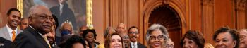 Speaker Pelosi Holds Bill Enrollment Event For Juneteenth National Independence Day Act