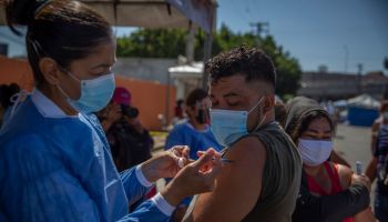 Coronavirus - At the border between Mexico and the USA