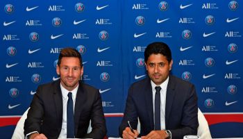 Paris Saint-Germain Unveil New Signing Lionel Messi