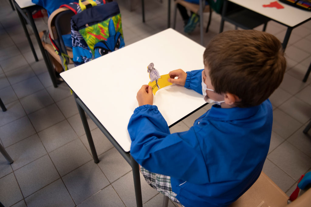 Schools Gradually Reopen In Italy With New Covid-19 Vaccine Pass Rules