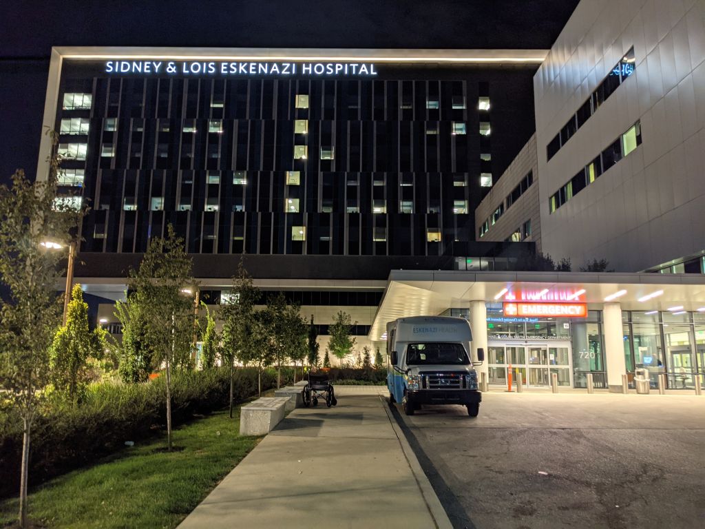 Eskenazi Hospital Night