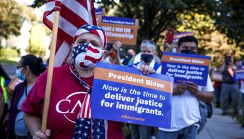 Rally Held At VP Residence In Support Of Citizenship For Undocumented Immigrants