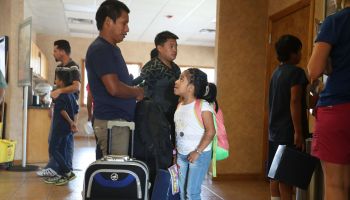 Immigrants Reunited With Their Children After Release From Detention In TX