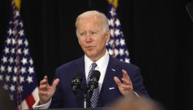 President Biden Delivers Remarks In Buffalo After Mass Shooting Took 10 Lives
