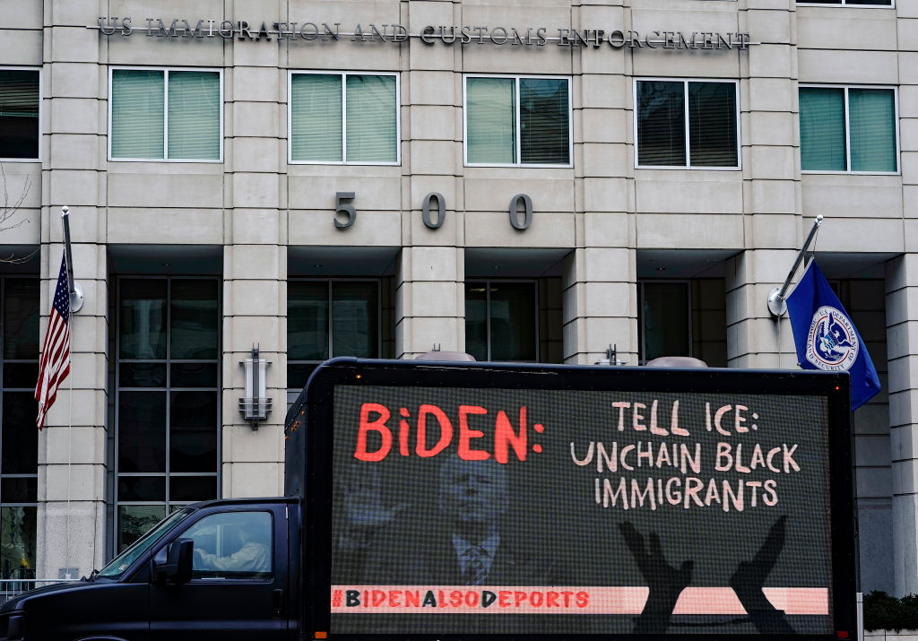 Biden: Stop The Deportations, D.C. Rally And LED Truck