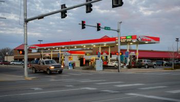 Gas station at Cortez, Colorado, USA