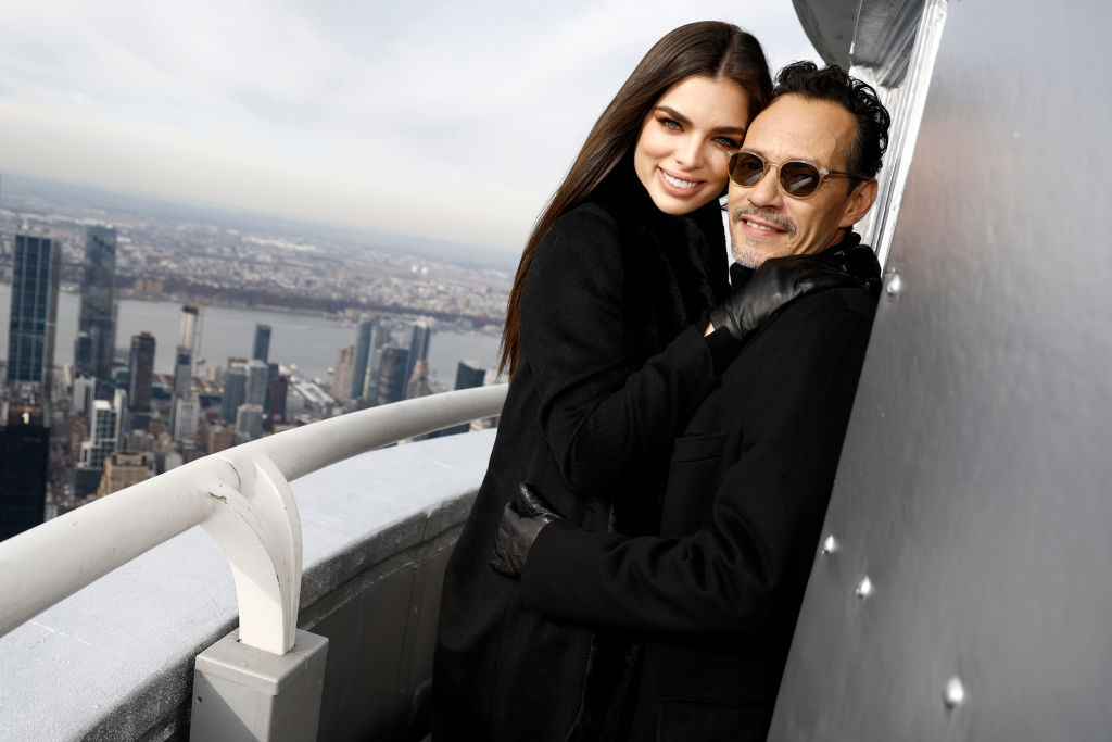 Marc Anthony Visits the Empire State Building
